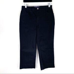 NYDJ Not Your Daughter's Jeans Cropped Capri Jeans Black Women's Size 4